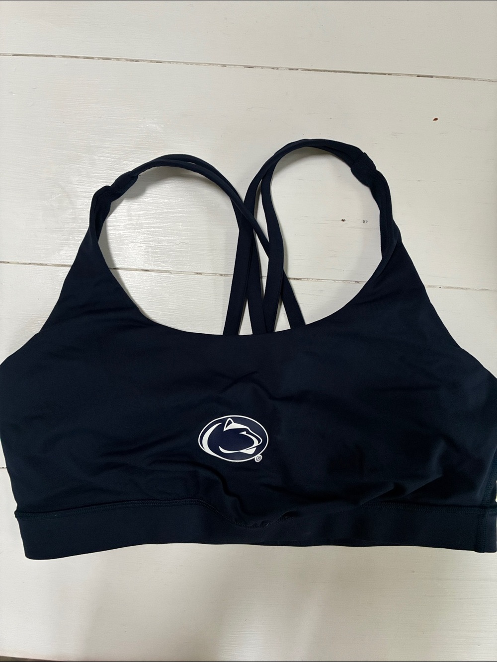 Like new! Penn State Lululemon sports bra. Size 10.